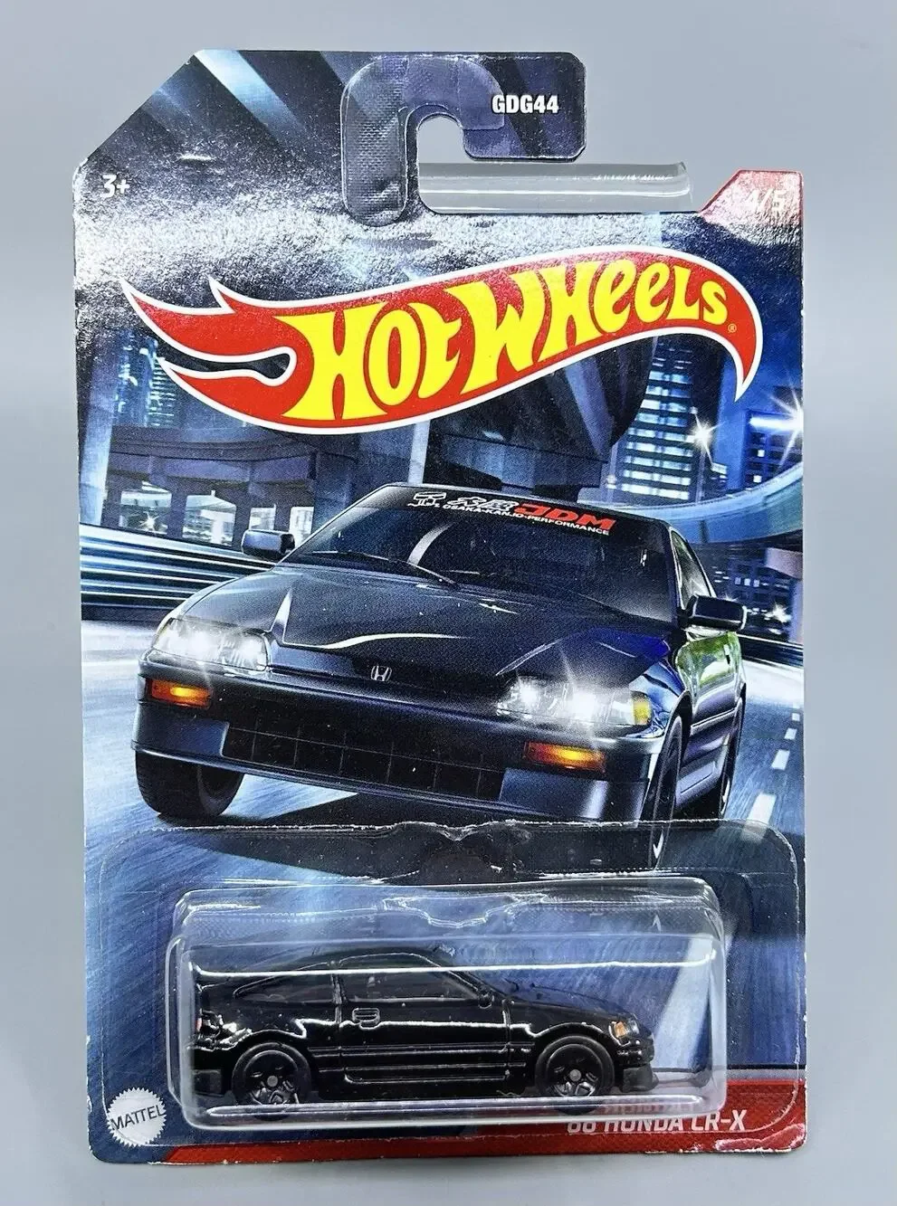 Hot Wheels '88 HONDA CR-X Black 2021 JDM 4/5 Diecast 1:64 Mattel